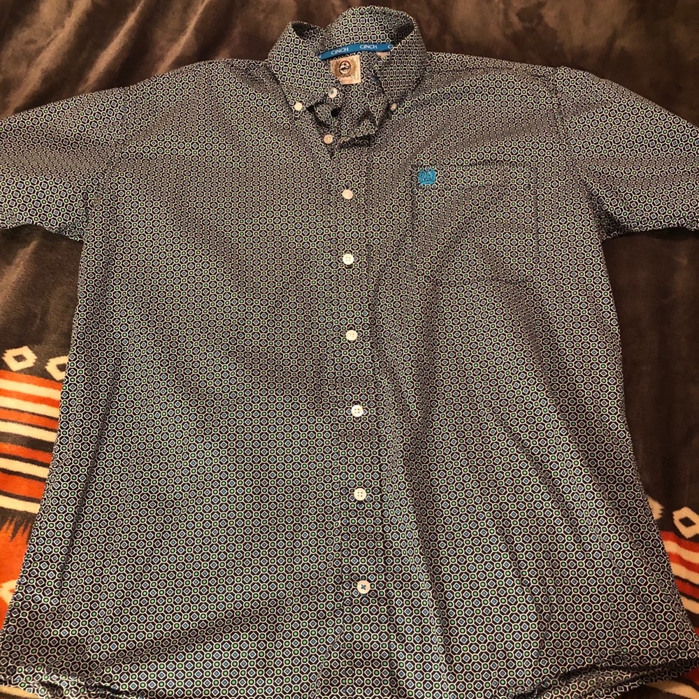 Men’s Cinch Short Sleeve Button Up